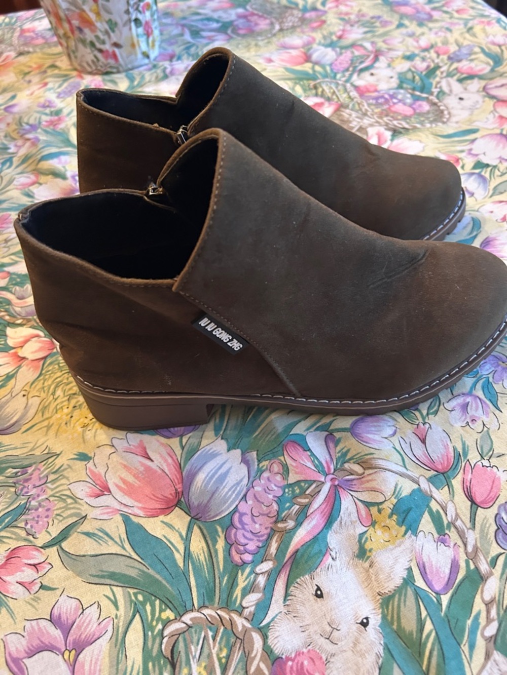 Bootie by IU IU GONG ZHG Brand New- Suede Size 12 (European 43)